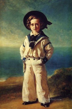  Edward Lienzo - Albert Edward Príncipe de Gales retrato de la realeza Franz Xaver Winterhalter